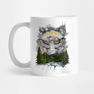 Owl Moonlight Lake Mug